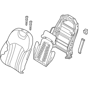 Hyundai 88404-B1300-PPS Back Assembly-Front Seat Passenger