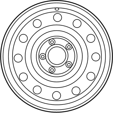 Hyundai Elantra Spare Wheel - 52910-2H900