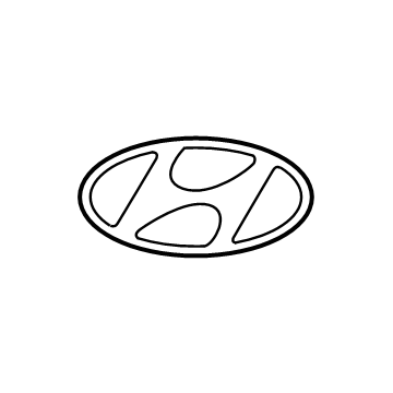 2022 Hyundai Santa Fe Hybrid Emblem - 86300-S1600