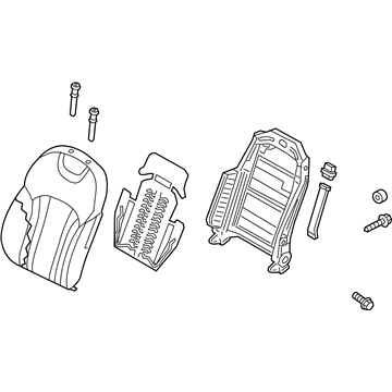 Hyundai 88307-B1350-PPS Back Assembly-Front Seat Driver