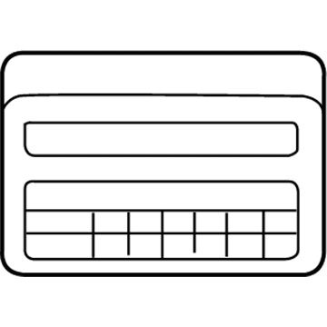 Hyundai 32451-23080 Label-Emission Control