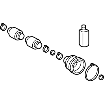 Hyundai 10232-983 Damper Kit-Front Axle Dynamic,RH