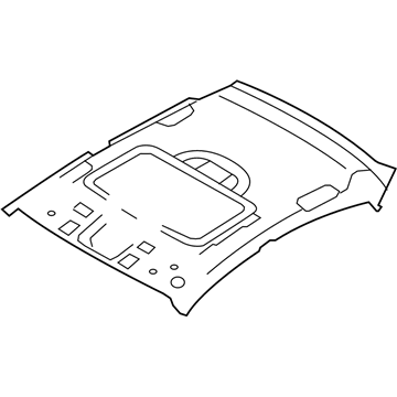 Hyundai 85401-2H901-4W Headlining Assembly