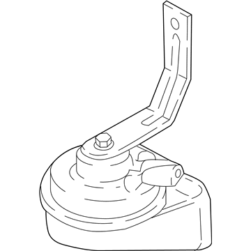 Hyundai 96611-K2000 Horn Assembly-Low Pitch