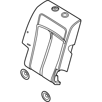 Hyundai 89460-GI510-NFC COVERING-RR SEAT BACK,RH