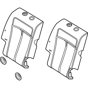 Hyundai 89400-GI090-NKS BACK ASSY-RR SEAT RH