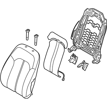 Hyundai 88400-C2KA0-X2P Back Assembly-Front Seat Passenger