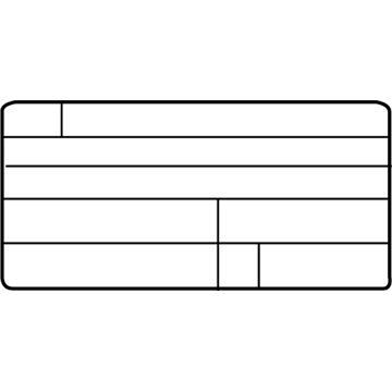 Hyundai 32450-2S038 LABEL-EMISSION