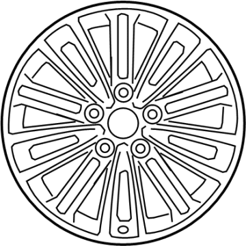 Hyundai 52910-J9200 Aluminium Wheel Assembly