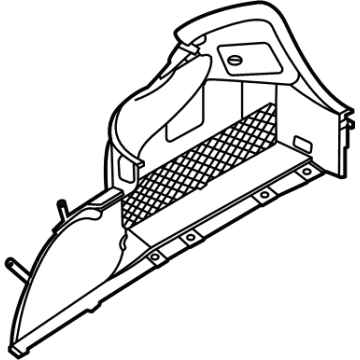 Hyundai 85740-D2700-NNB Trim Assembly-Luggage Side RH