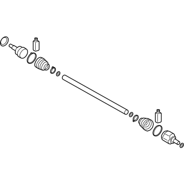 Hyundai 49501-R5250 Shaft Assembly-Drive,RH