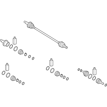 2022 Hyundai Palisade Axle Shaft - 49600-S8000