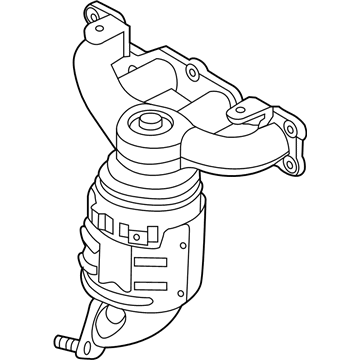 Hyundai Sonata Hybrid Exhaust Manifold - 28510-2G160