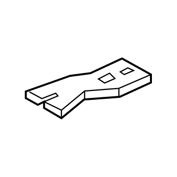 Hyundai 97375-G9000 Duct-Rear Heating Rear,RH