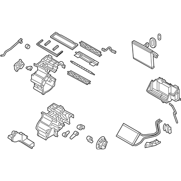 Hyundai 97205-2M300 Heater & Evaporator Assembly