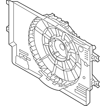 Hyundai Elantra Fan Shroud - 25350-BY100