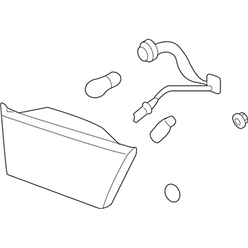 Hyundai 92403-0A000 Lamp Assembly-Rear Combination Inside,LH