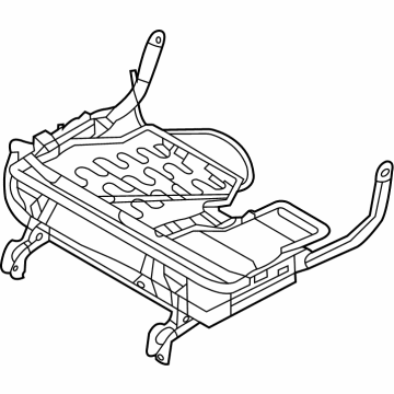 Hyundai 89210-CW011 FRAME ASSY-RR SEAT CUSH,RH