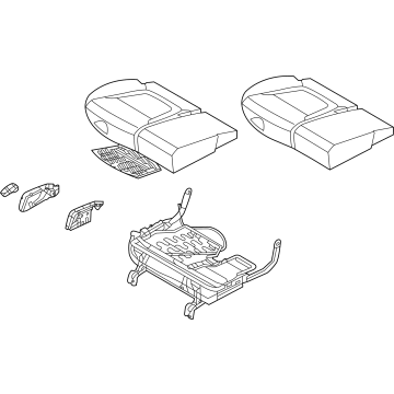 Hyundai 89200-CW020-PUA Cushion Assembly-2ND Seat,RH