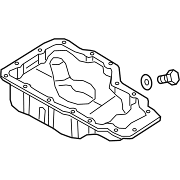 2019 Hyundai Elantra Oil Pan - 21510-2E040