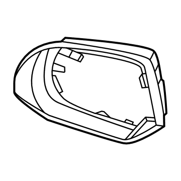 Hyundai 87625-GI010 HOUSING COVER-O/S RR VIEW MRR