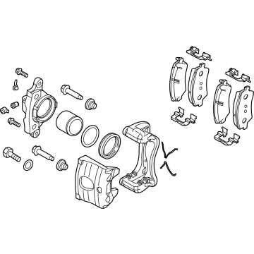 Hyundai 58110-AA000 Brake Assembly-FR,LH