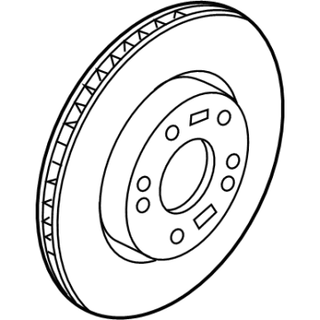 Hyundai 51712-AA000 Disc-Front Wheel Brake