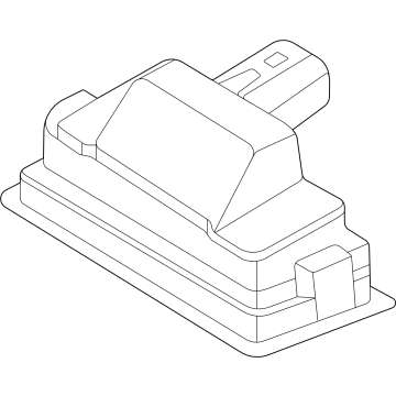 Hyundai 92502-D2500 Lamp Assembly-License Plate,RH
