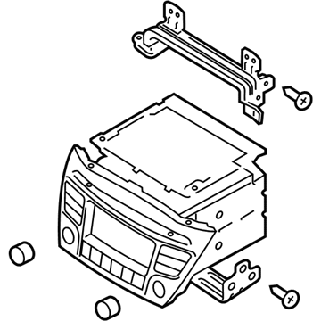 Hyundai 96560-2S100-TAN Head Unit Assembly-Navigation