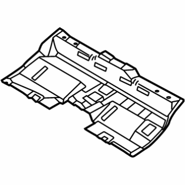 Hyundai 65521-BY000 Ext Assembly-RR Floor,FR