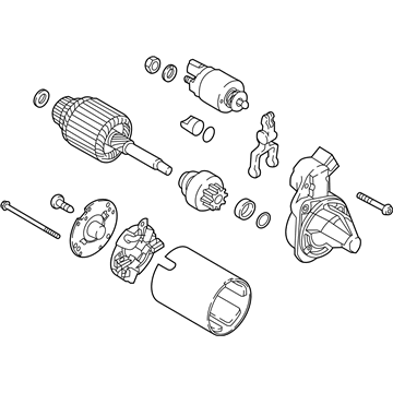 Hyundai Accent Starter Motor - 36100-2M318