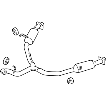 Hyundai Santa Fe Exhaust Pipe - 28710-B8200