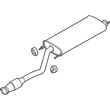 2013 Hyundai Santa Fe Muffler - 28600-B8150