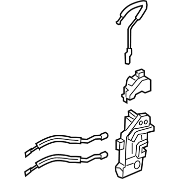 Hyundai 81310-B1000 Latch Assembly-Front Door,LH