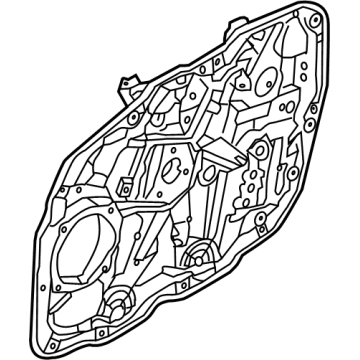 Hyundai 82481-D2000 Front Right-Hand Door Module Panel Assembly