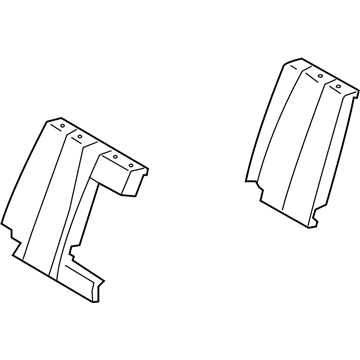 Hyundai 89460-2H550-HAD Rear Right-Hand Seat Back Covering