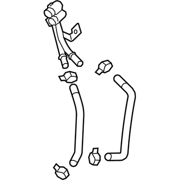 Hyundai 28235-2B720 Pipe & Hose Assembly-Turbo Changer WATERFEED