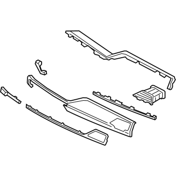 Hyundai 84795-D2CD0-RDE GARNISH Assembly-C/PAD,RH