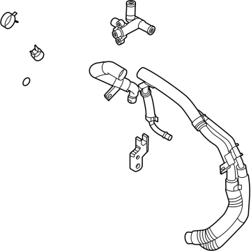 Hyundai 25420-D2200 Hose Assembly-Automatic Transmission Oil Cooling