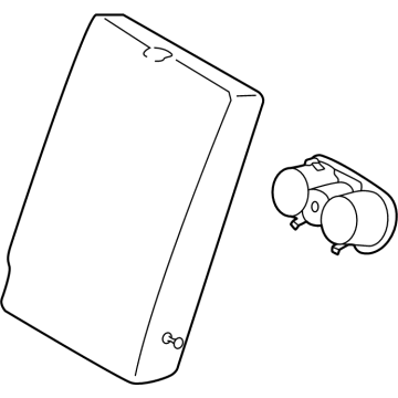 Hyundai 89900-S1000-YKM ARMREST Assembly-RR Seat Back