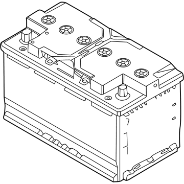 Hyundai 37100-DS620 BATTERY & PLUG ASSY