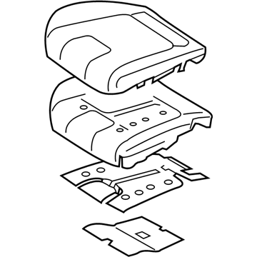 Hyundai 88100-S8760-UBJ Cushion Assembly-FR Seat,LH