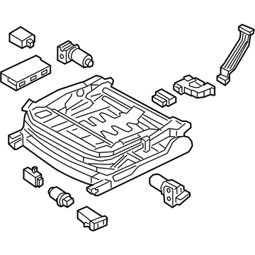 Hyundai 88110-B1CC0 Track Assembly-Front Seat Driver