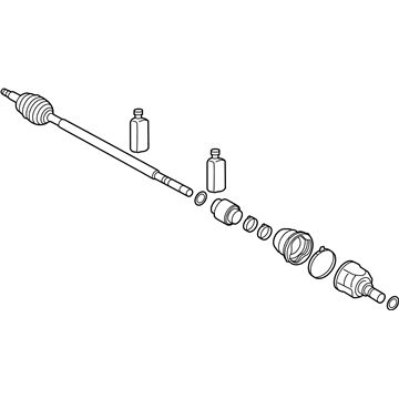 Hyundai Sonata Hybrid Axle Shaft - 49500-4R200