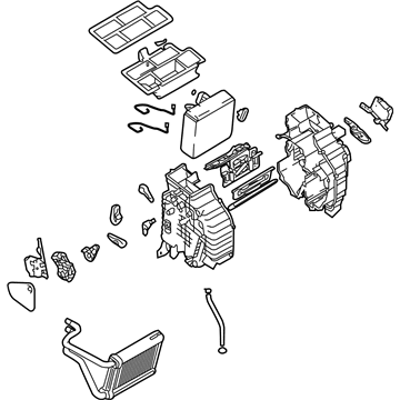 Hyundai 97204-2E050 Heater & Evaporator Assembly