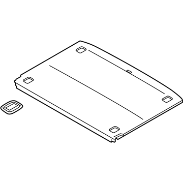 Hyundai 85715-K2000-UUG Board Assembly-Luggage Covering