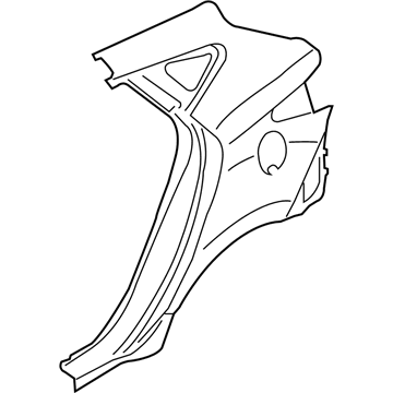 Hyundai 71504-2SC00 Panel Assembly-Quarter Outer,RH