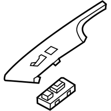 Hyundai 93575-3V313-RY Power Window Sub-Switch Assembly