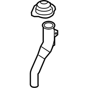 Hyundai 98622-1E000 Funnel & Cap Assembly-Washer Reservoir