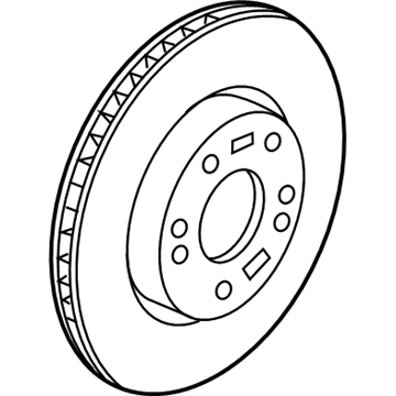 2021 Hyundai Ioniq Brake Disc - 58411-G2500